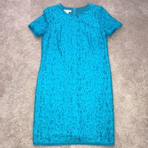 Turquoise Lace Dress